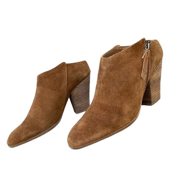 Dolce Vita Brown Suede Leather Ankle Booties Shoes Women’s size 11 boho Western - Picture 6 of 15